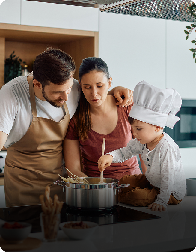 La routine du dimanche avec les enfants : préparons des Carbonara ensemble!